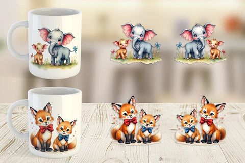 Mug Wrap Kindred Ribbons Sublimation artnoy 
