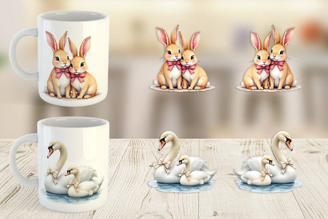 Mug Wrap Kindred Ribbons Sublimation artnoy 
