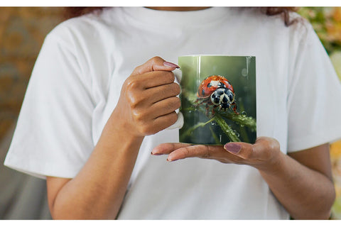 Mug Wrap Ladybug on grass Sublimation artnoy 
