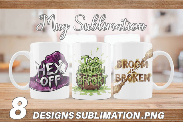Mug Wrap Lazy Witch Sarcastic Quote Sublimation artnoy 