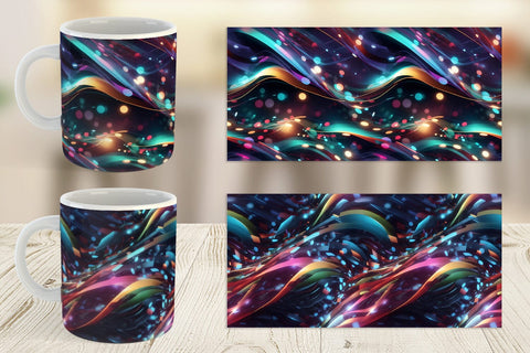 Mug Wrap Light Motion Pattern Sublimation artnoy 