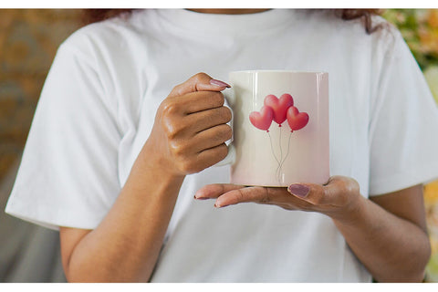 Mug Wrap Love Balloon Sublimation artnoy 