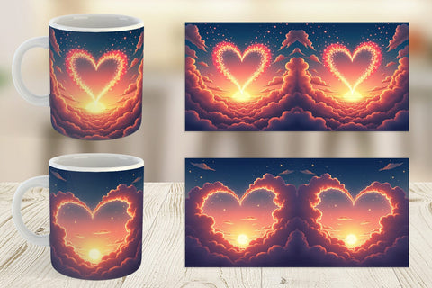 Mug Wrap Love Horizon Sublimation artnoy 