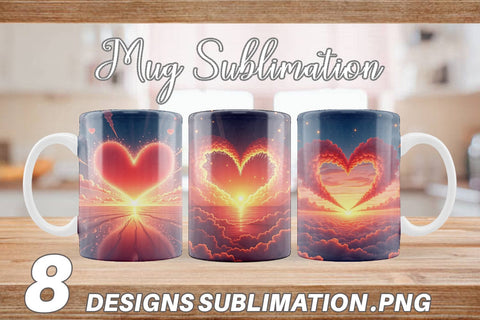 Mug Wrap Love Horizon Sublimation artnoy 