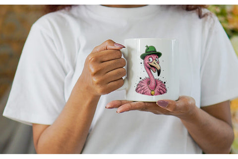 Mug Wrap Lucky St Paddys Animal Art Sublimation artnoy 