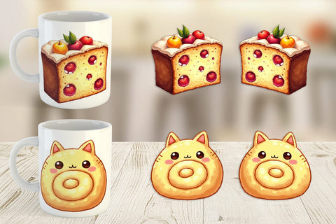 Mug Wrap Lumpy Nordic Treats Sublimation artnoy 