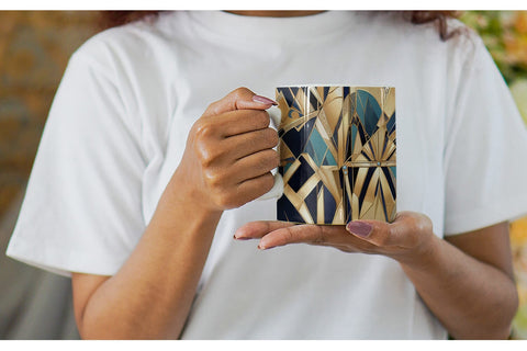 Mug Wrap Luxury Art Deco Geometric Sublimation artnoy 