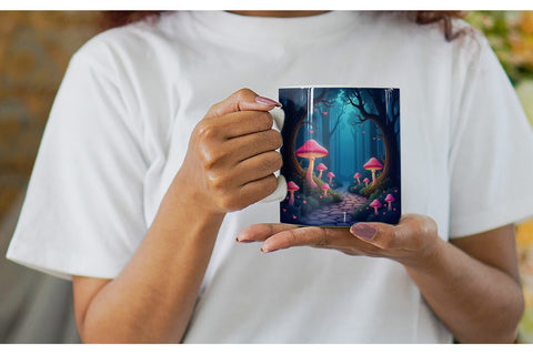 Mug Wrap Magic Forest Sublimation artnoy 