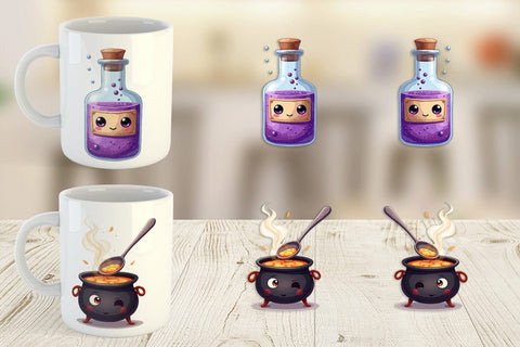 Mug Wrap Magic Potions Sublimation artnoy 