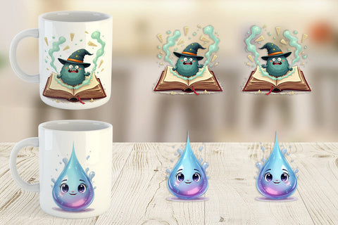 Mug Wrap Magic Potions Sublimation artnoy 