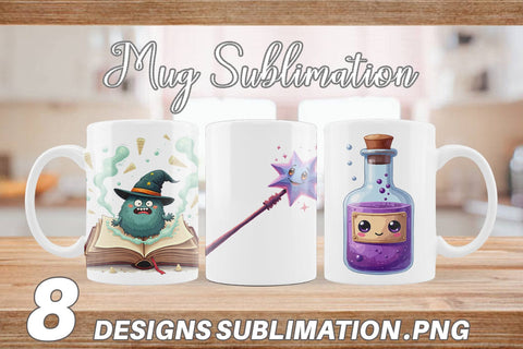 Mug Wrap Magic Potions Sublimation artnoy 