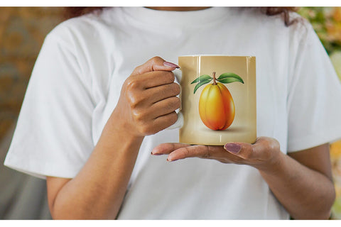 Mug Wrap Mango Fruit Sublimation artnoy 