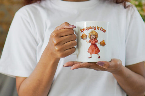 Mug Wrap Manic Harvest Prep Retro Sublimation artnoy 