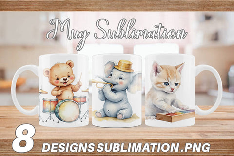 Mug Wrap Melody Baby Beats Sublimation artnoy 