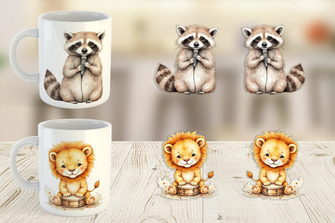 Mug Wrap Melody Baby Beats Sublimation artnoy 