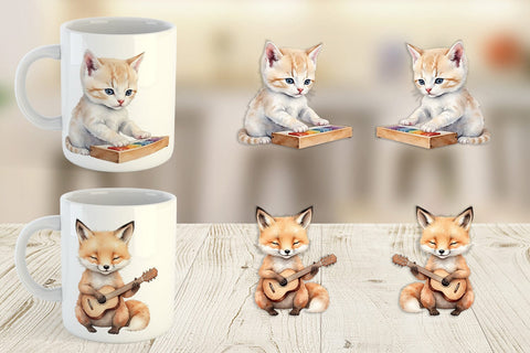 Mug Wrap Melody Baby Beats Sublimation artnoy 