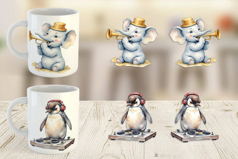 Mug Wrap Melody Baby Beats Sublimation artnoy 