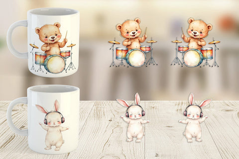 Mug Wrap Melody Baby Beats Sublimation artnoy 