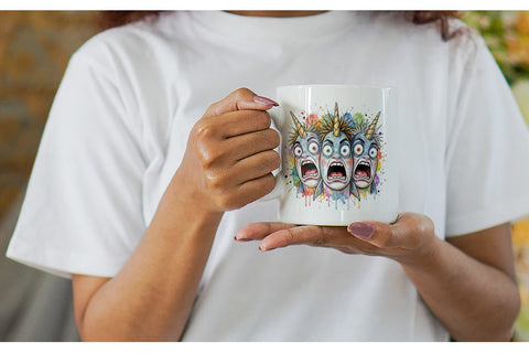 Mug Wrap Melting Arctic Animals Heatwave Sublimation artnoy 