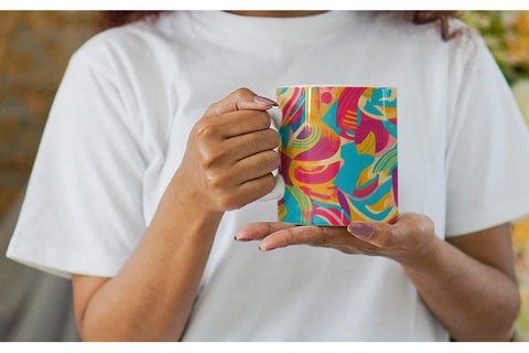 Mug Wrap Memphis Watercolor Sublimation artnoy 