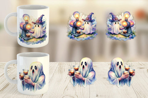 Mug Wrap Midnight Espresso Magic Art Sublimation artnoy 