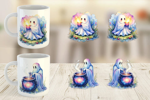 Mug Wrap Midnight Espresso Magic Art Sublimation artnoy 