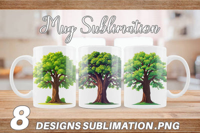 Mug Wrap Mighty Oak Sublimation artnoy 