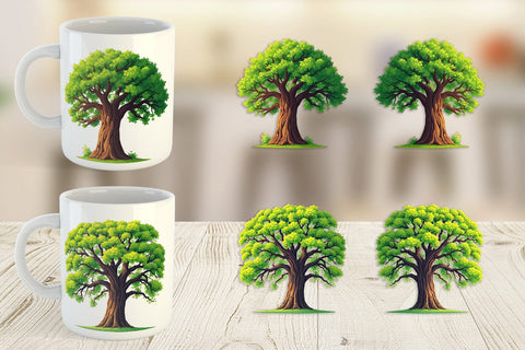 Mug Wrap Mighty Oak Sublimation artnoy 