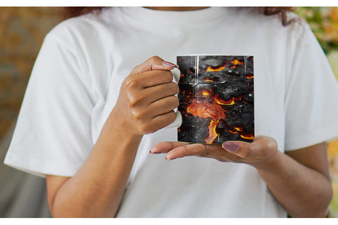 Mug Wrap Molten Lava Sublimation artnoy 