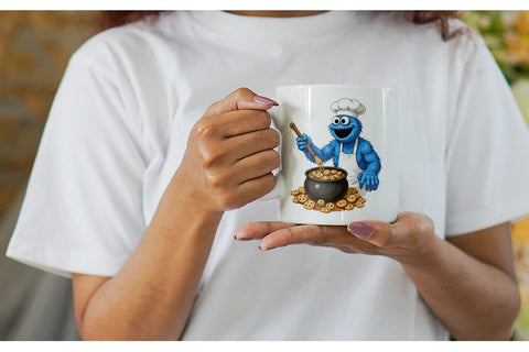 Mug Wrap Monster Halloween Bakery Sublimation artnoy 
