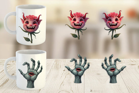 Mug Wrap Monster Mashups Sublimation artnoy 