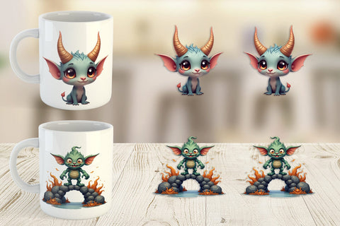 Mug Wrap Monster Mashups Sublimation artnoy 