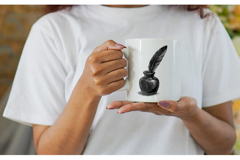 Mug Wrap Moody Dark Academia Beach Read Sublimation artnoy 