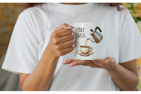 Mug Wrap Morning Grump Coffee Sarcastic Quotes Sublimation artnoy 