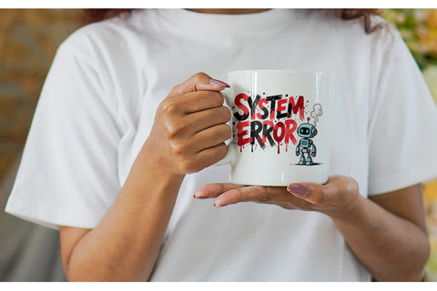 Mug Wrap Morning Resurrection Caffeinated Chaos Quotes Sublimation artnoy 