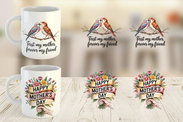 Mug Wrap Mother’s Day Animal Sublimation artnoy 