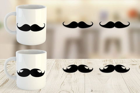 Mug Wrap Mustache Sublimation artnoy 