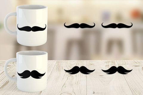 Mug Wrap Mustache Sublimation artnoy 