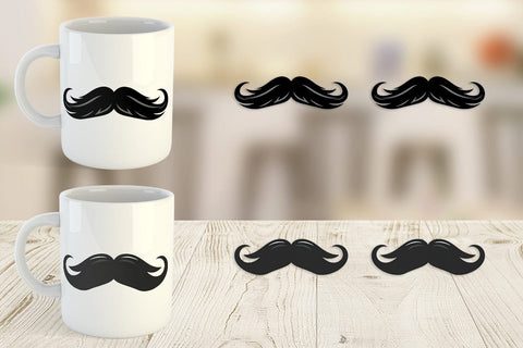 Mug Wrap Mustache Sublimation artnoy 
