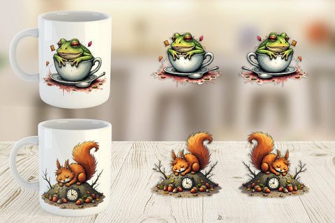 Mug Wrap Nap Chaos Critters Sublimation artnoy 