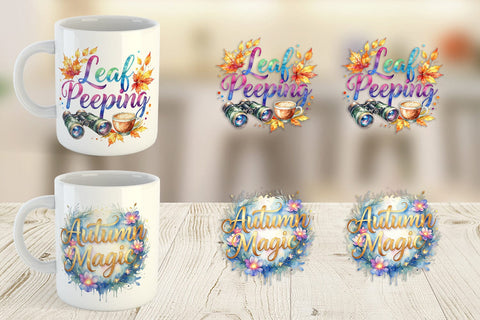 Mug Wrap Nature Forest Coffee Quotes Sublimation artnoy 