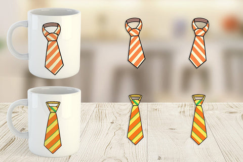 Mug Wrap Necktie Sublimation artnoy 
