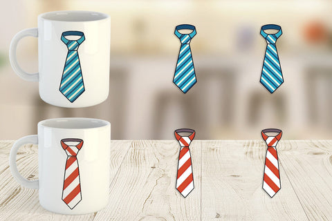 Mug Wrap Necktie Sublimation artnoy 