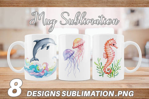 Mug Wrap Ocean Dreams Sublimation artnoy 
