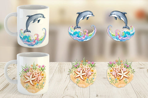 Mug Wrap Ocean Dreams Sublimation artnoy 