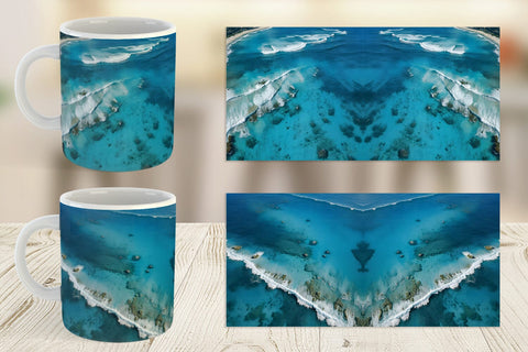 Mug Wrap Ocean Surface Sublimation artnoy 
