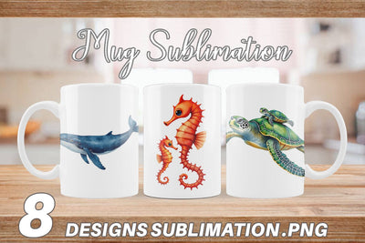 Mug Wrap Ocean Wonders Sublimation artnoy 