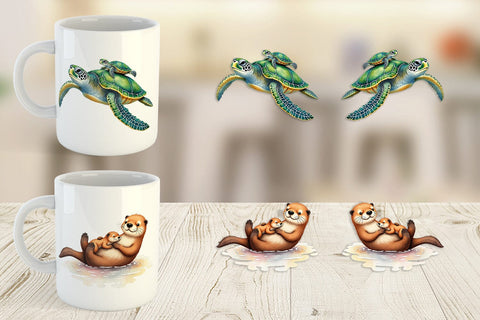 Mug Wrap Ocean Wonders Sublimation artnoy 
