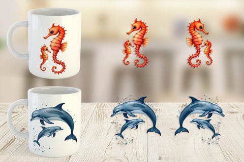 Mug Wrap Ocean Wonders Sublimation artnoy 