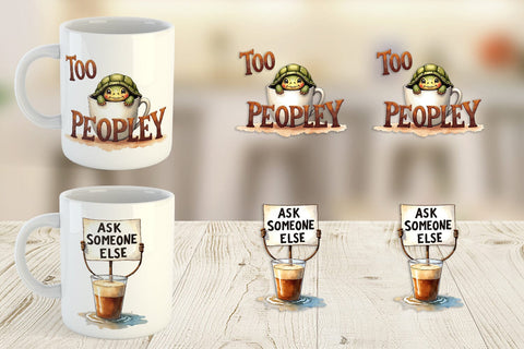 Mug Wrap Office Coffee Humor Sarcastic Quotes Sublimation artnoy 